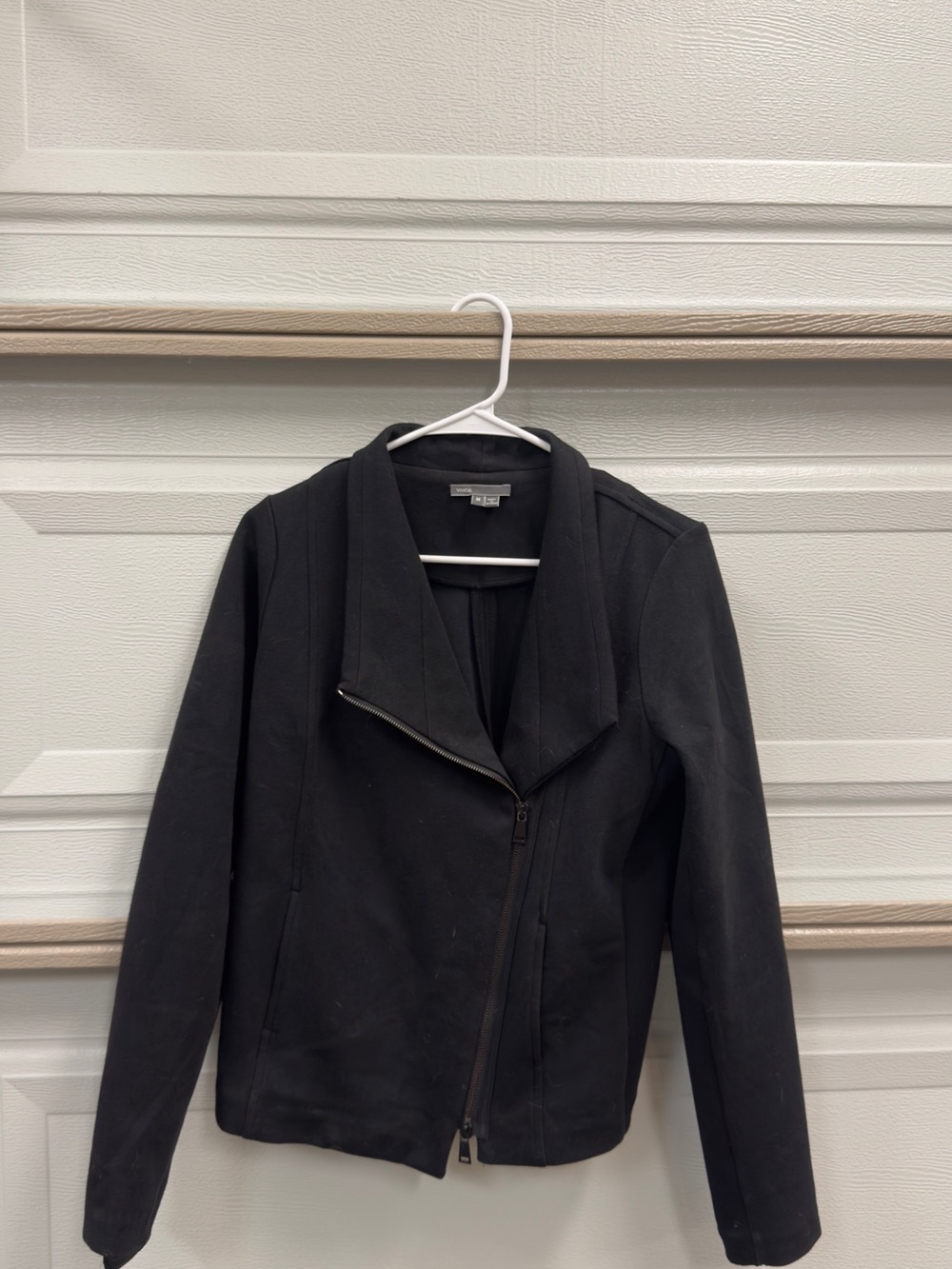Vince Asymmetric Zip Blazer - Picture 2 of 4